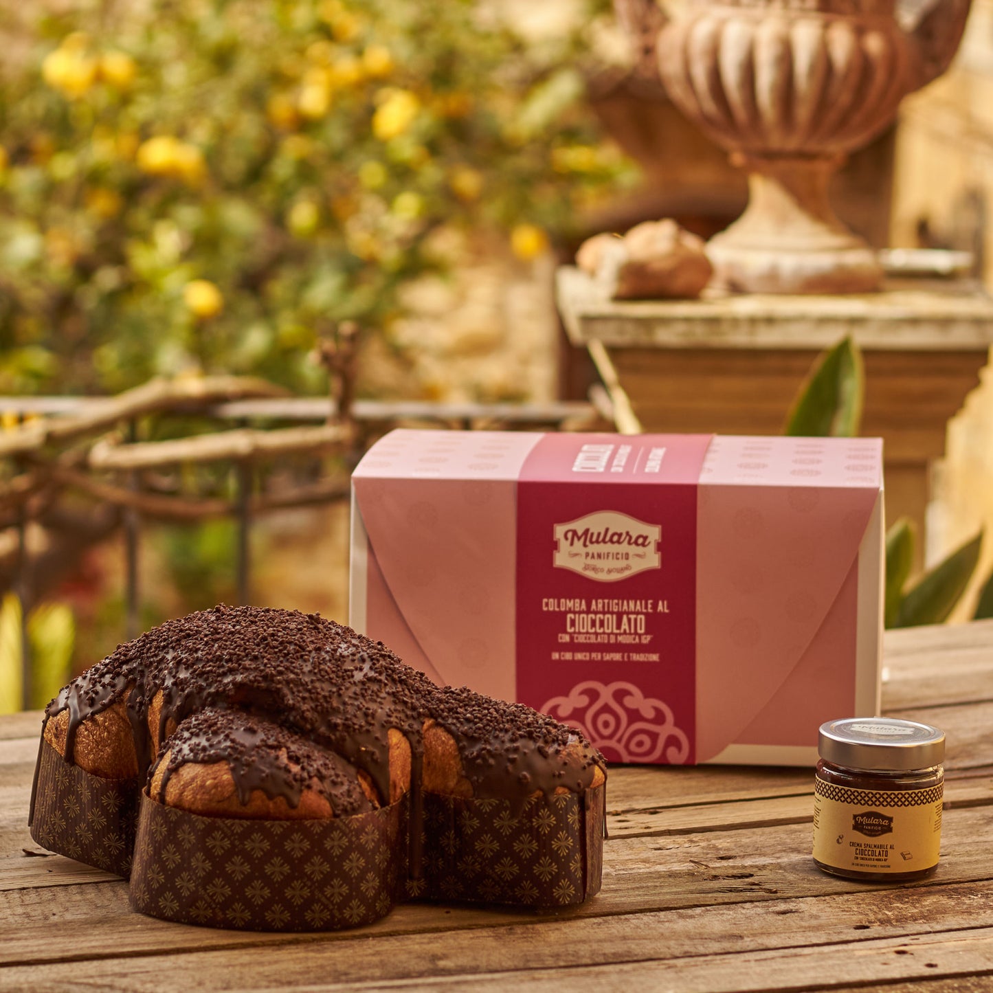 Colomba al Cioccolato mit „Cioccolato di Modica IGP“