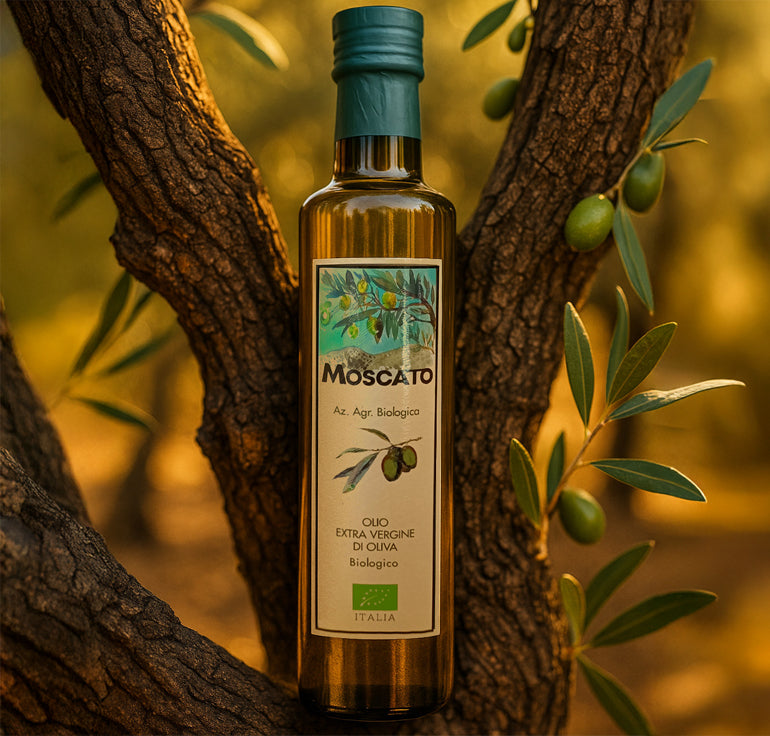 Moscato OLIO EXTRA VERGINE DI OLIVA Bio - 0,5 L