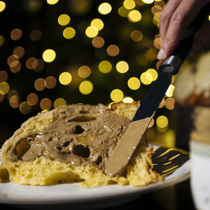 Panettone al Pistacchio mit Pistaziencreme